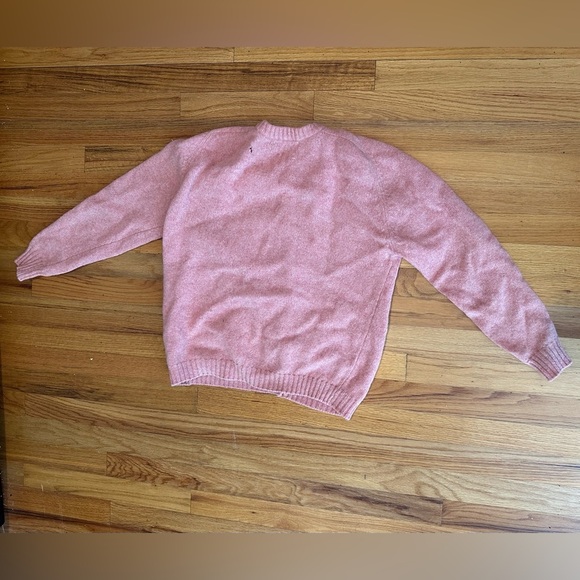 Vintage Helmer Pink Wool Cardigan Sweater – Cottagecore Indie Retro Y2K - Picture 7 of 7